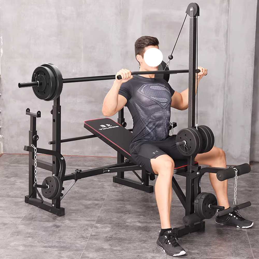 인클라인벤치 체스트프레스 바벨 홈트세트 프리미엄형 7세대+100KG 바벨 - 상세 이미지 4
