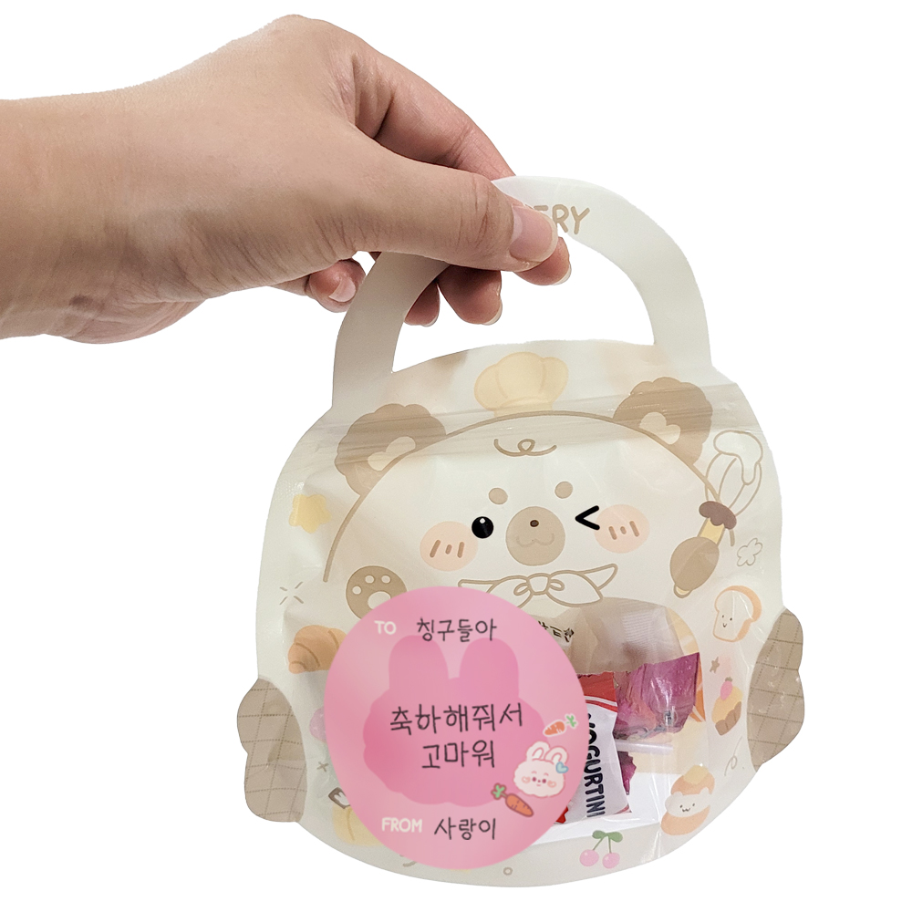 핸드백 간식 꾸러미 구디백 소포장 롤리팝 캔디 (4개) - 상세 이미지 2