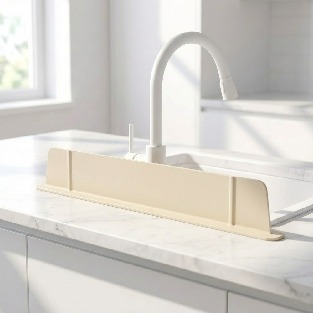 실리콘 싱크대 물막이 물받이 설거지 물 튐 방지 가림막