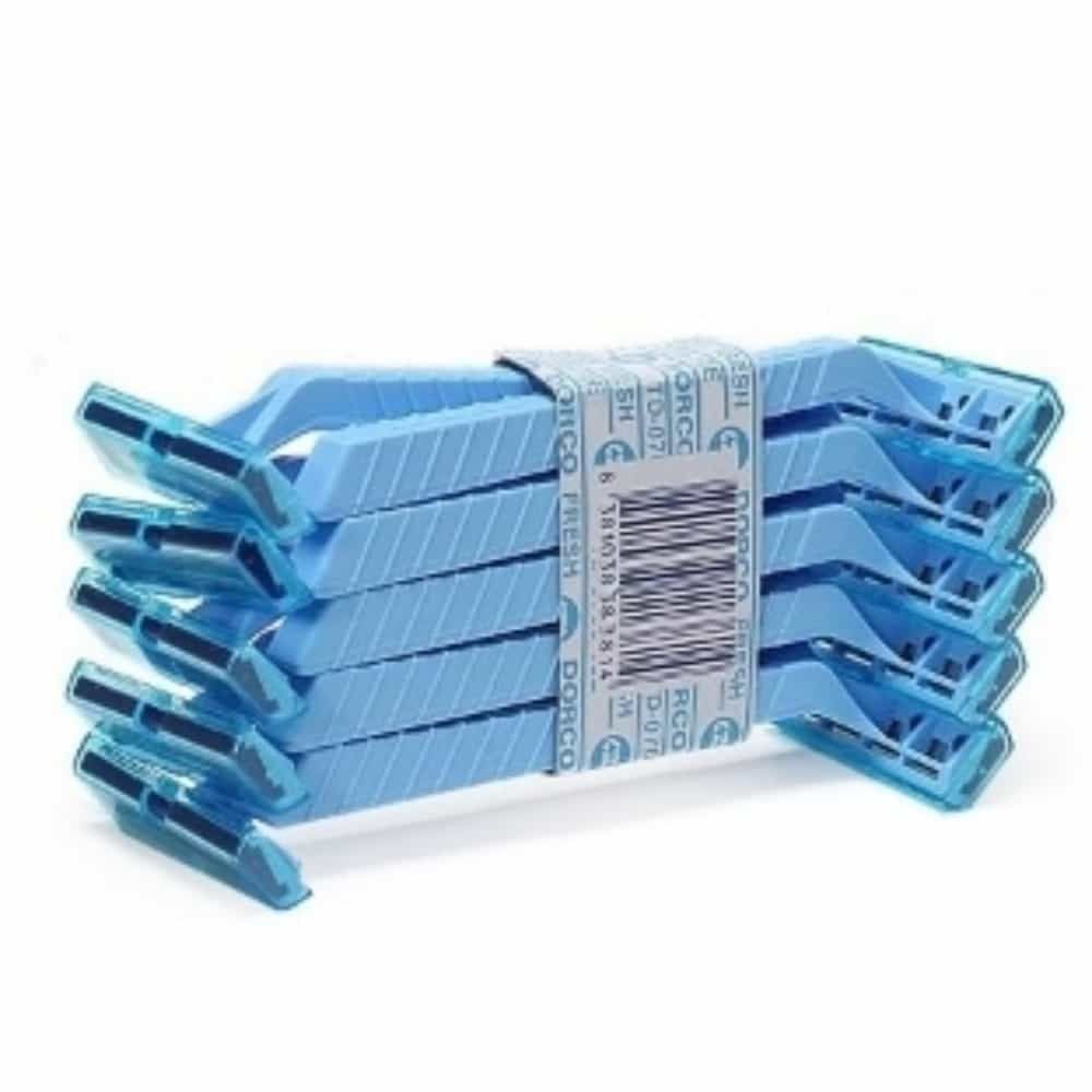 이중날 일회용면도기 100P 남성면도기 모텔일회용품 - 메인 이미지