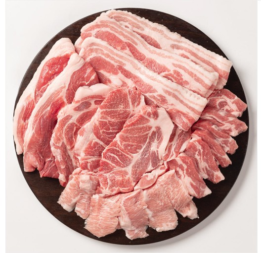 1등급 암퇘지 한돈 구이용 모듬 한판(삼겹살,목살,가브리살,항정살) 1.6kg 이미지 7