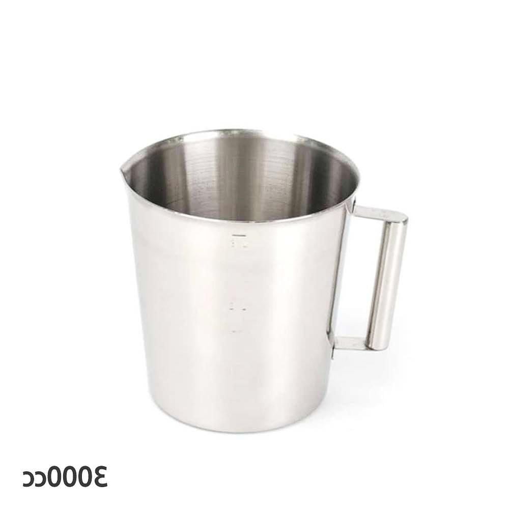 스테인리스 계량컵 3000cc 커피 스뎅컵 계량용컵 비커 - 상품 이미지