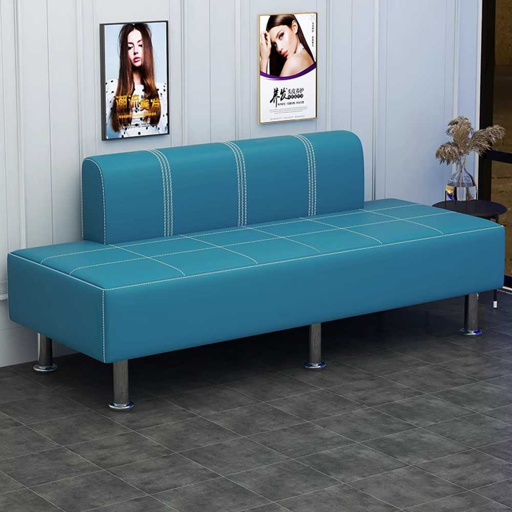 대기 소파 모듈쇼파 로비 관공서 스크린골프 은행 130cm 회색 / 2인용 이미지 6