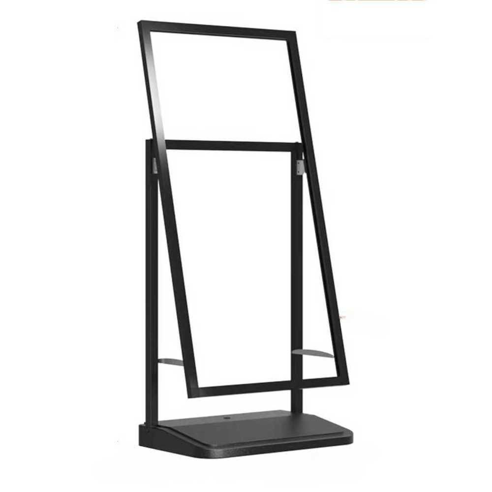 디지털 입간판 단독형 디스플레이 광고판 배너 세로형 60x120cm 블랙 - 보드 미포함 - 상품 이미지