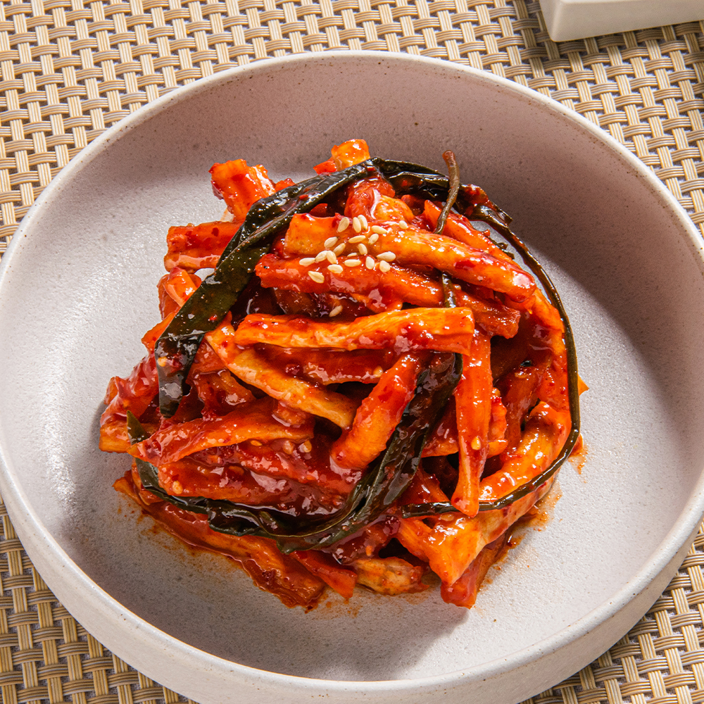 한성 한끼애 오징어젓갈 무말랭이 깻잎무침 콩자반 연근조림 명이나물 알마늘 - 상세 이미지 4