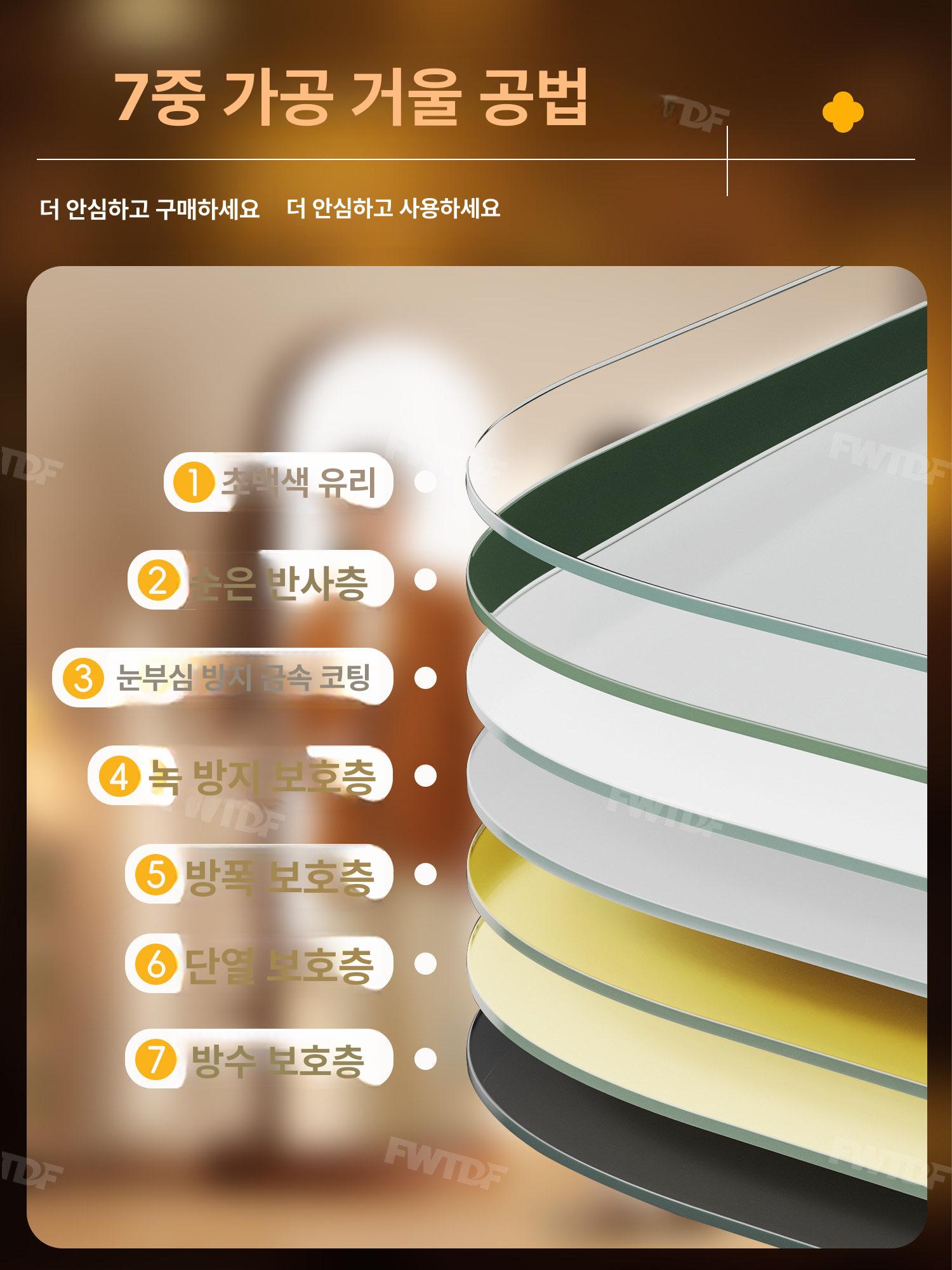 빈티지 이동식 회전형 옷걸이 거치대 침실용 사각형 월넛 40 x 168 - 상세 이미지 2
