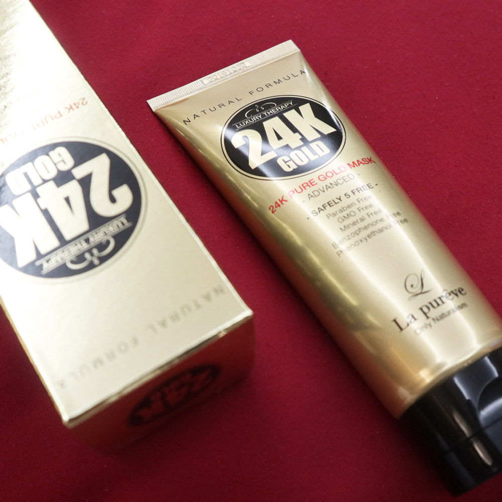 오늘만 [3개세트] 라퓨레브 24k 골드 마스크 팩 100ml 모공수축 뜯어내는 순금 모델링 팩 이미지 6