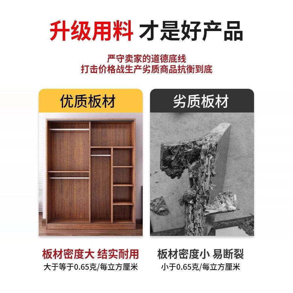 모던 슬라이딩 장롱 미닫이 옷장 화이트 드레스룸 좁은방 조립식 이불장 - 상세 이미지 3