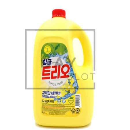 데이슬롯 향균 트리오 주방세제 4.2kg 야채과일세정제 안전한주방세제