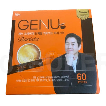 제누 스테비아 단백질 바리스타 커피믹스 60개