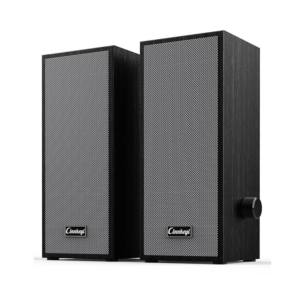 신케이 컴퓨터 스피커, 2.0 PC 블루투스 /USB /USB-C 입력이 가능한 소형 노트북 데스크톱 /컴퓨터 /노트북에 적합 - 상품 이미지