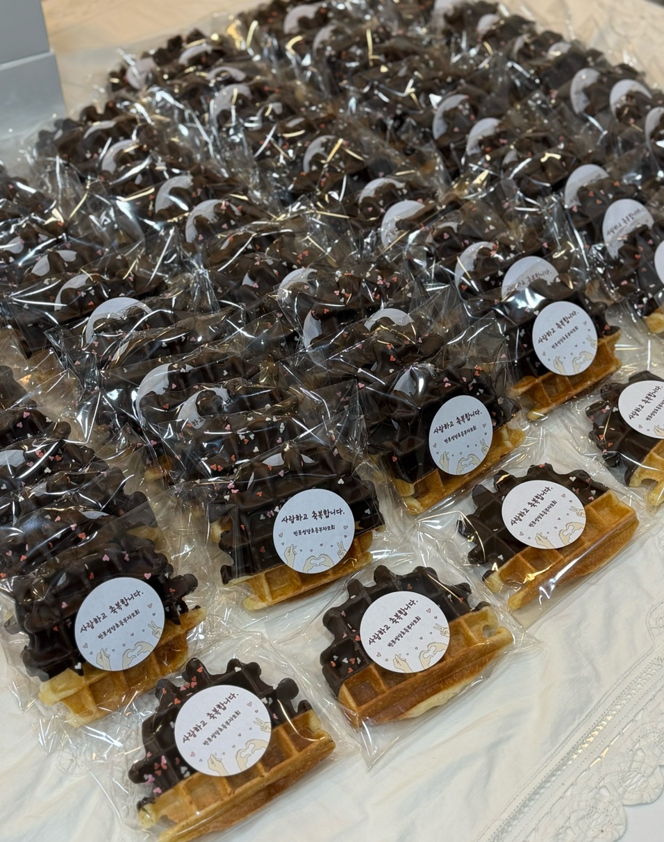 벨기에 리에주 와플 초코퐁당 100g 10개입  어린이간식 아침식사대용 개별포장 선물 - 상세 이미지 4