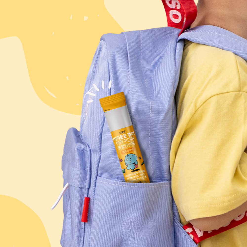 비타튼튼 유아 키즈 어린이 아기 멀티비타민 종합 젤리 15포