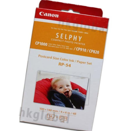 셀피잉크 셀피 잉크카트리지 (인화지 54매) CP1300 RP-54