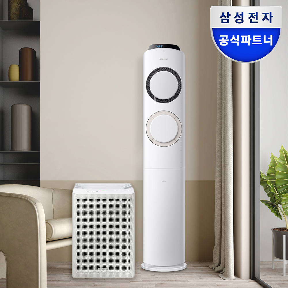 삼성 AI Q9000 스탠드형 에어컨 AF60F19D11BS 62.6㎡ 전국기본설치포함 제품 이미지