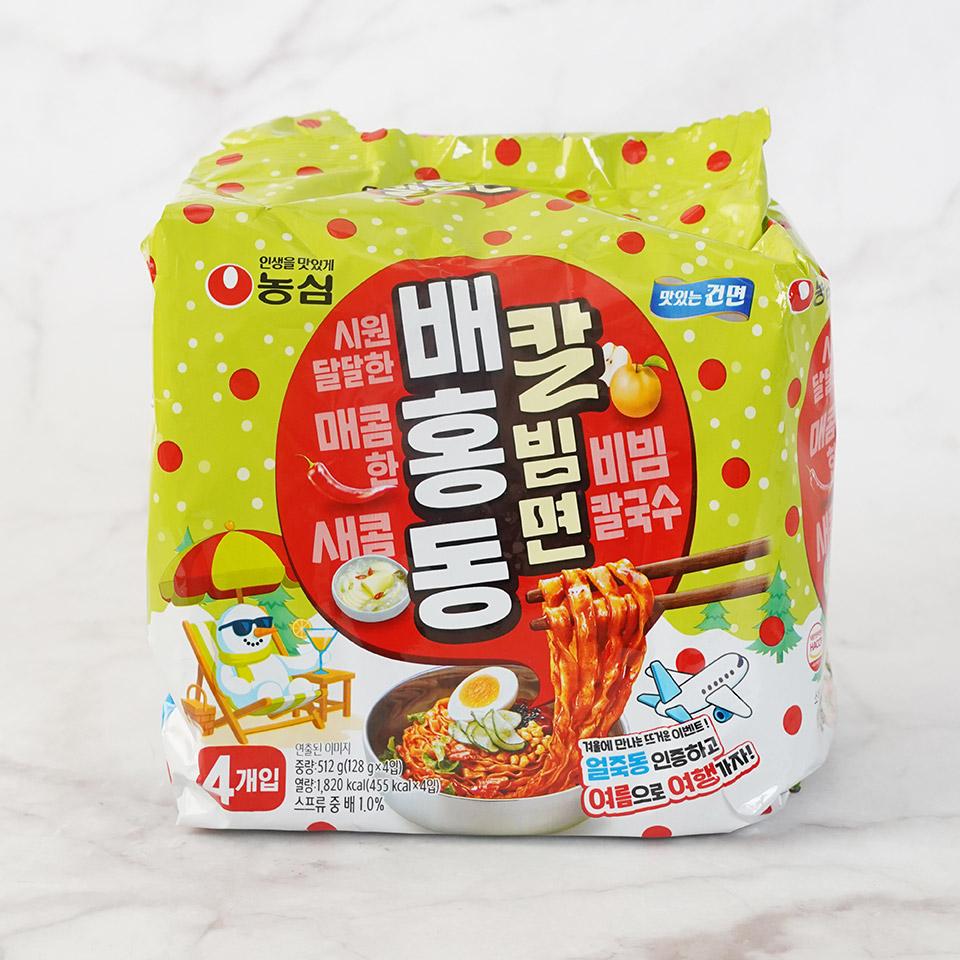 메가마트 농심 배홍동 칼빔면 128g x 4 - 상세 이미지 2