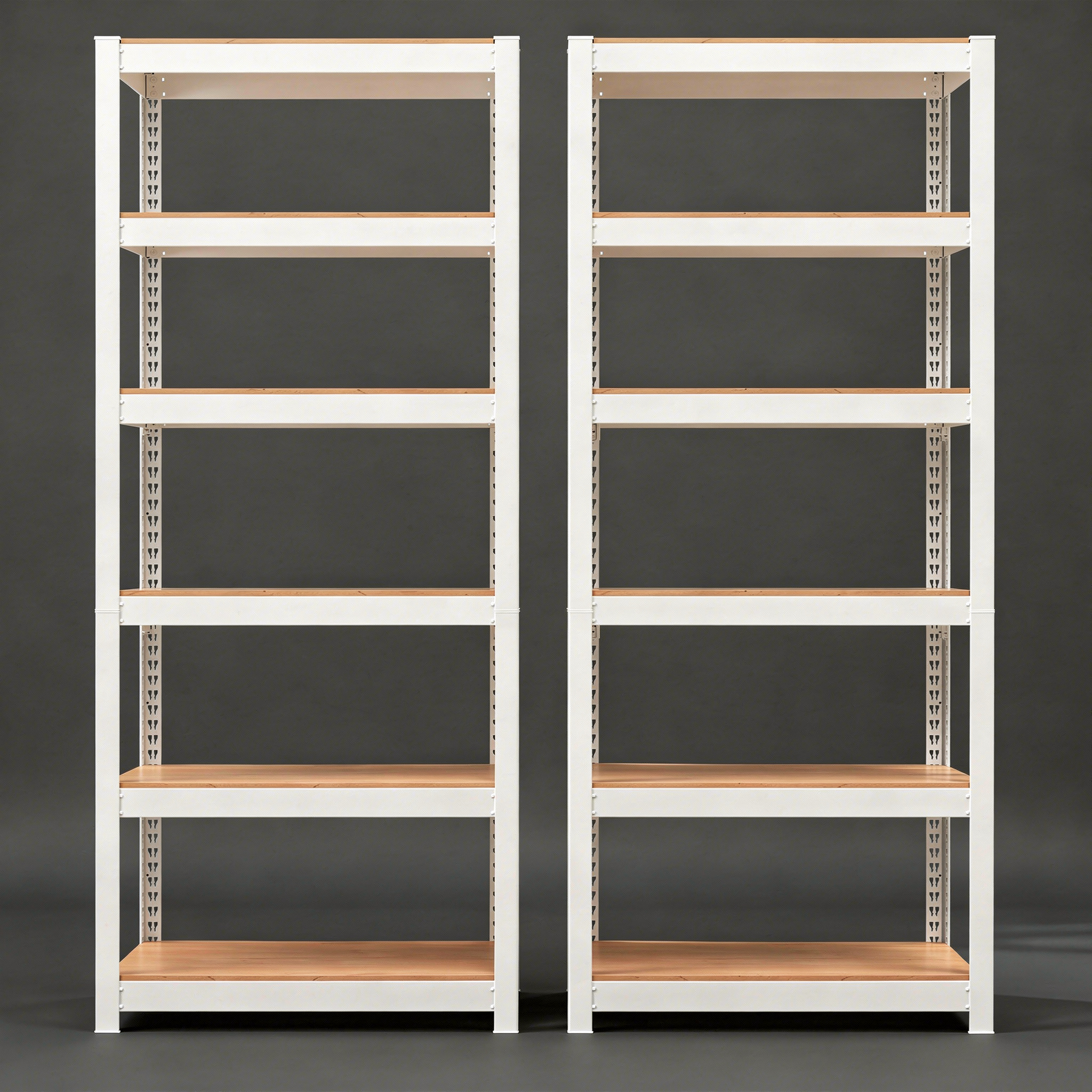 선반 수납선반 철제 다용도 벽 선반장 무볼트 홈던트하우스 6단 303075 12T합판