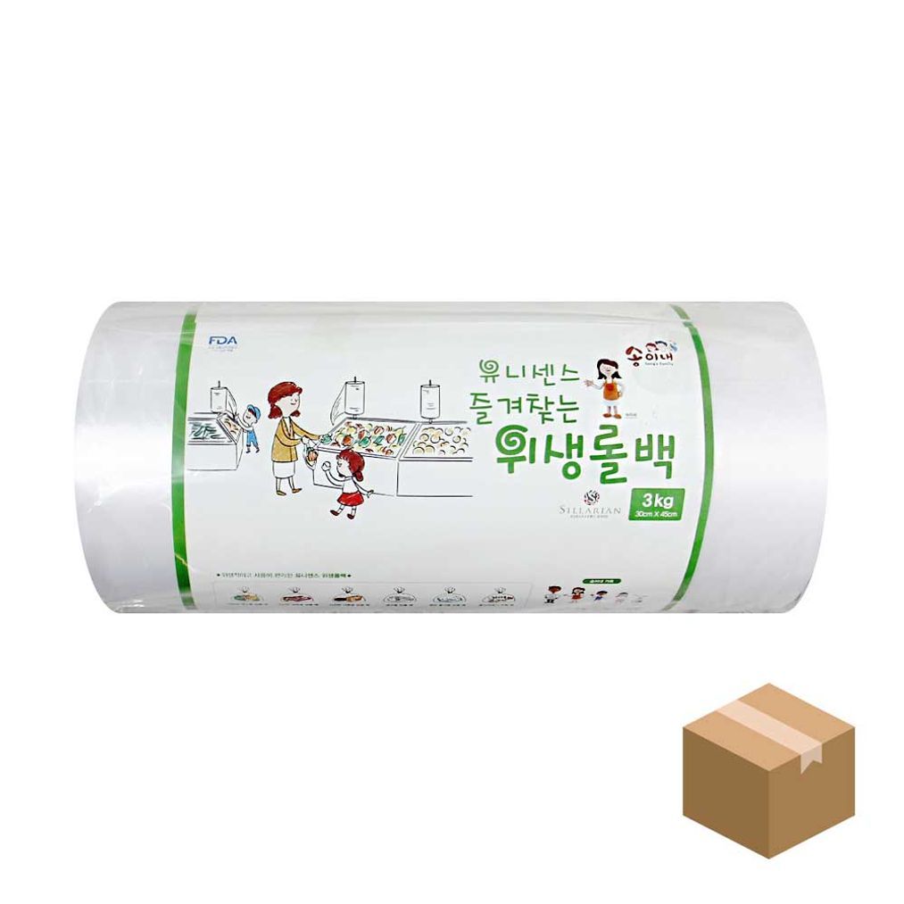 30x45 위생롤백 유니센스 3kgx6개 유니 롤백 주방용 - 상품 이미지