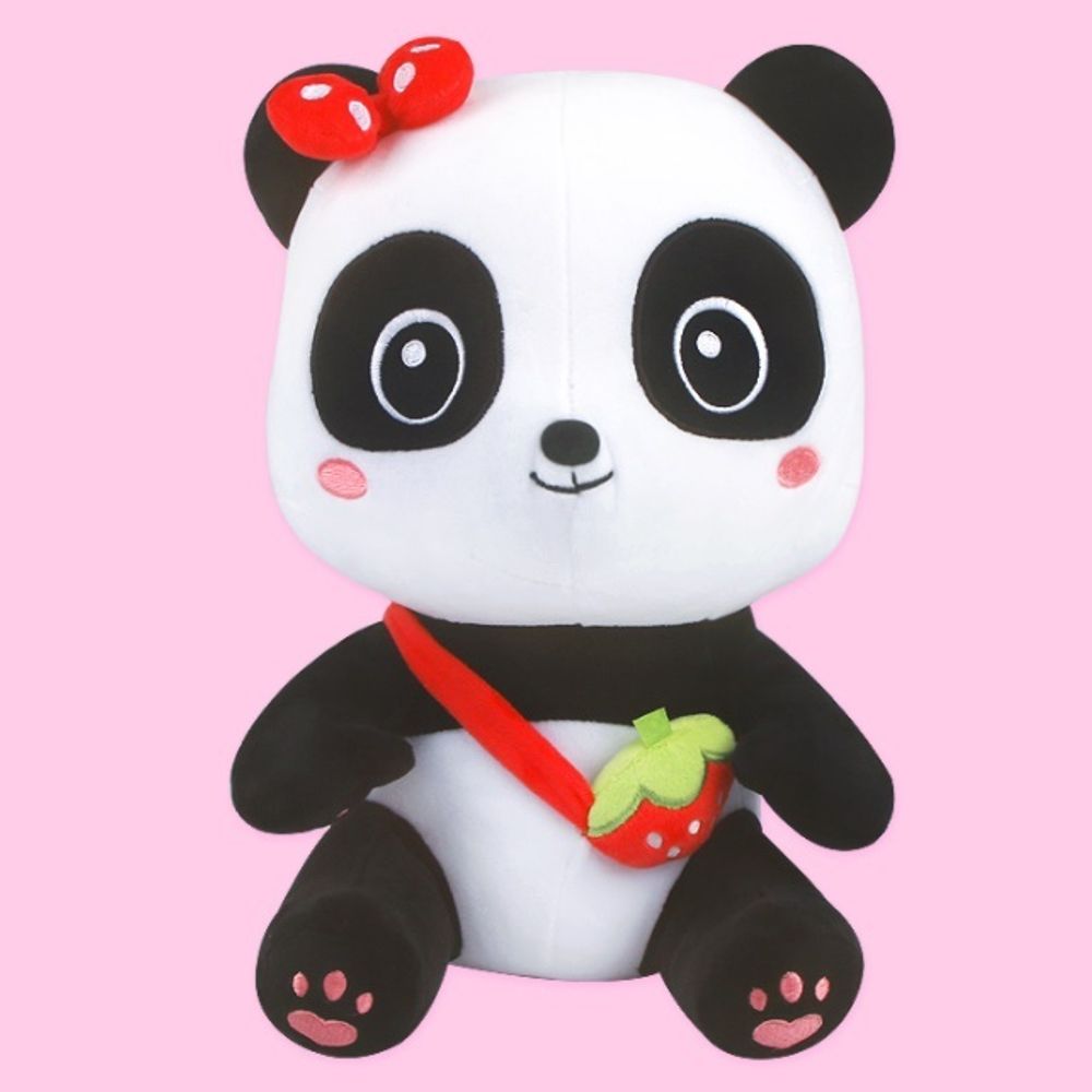 베이비버스 봉제인형 35cm 묘묘 애착인형 선물 판다 - 상품 이미지