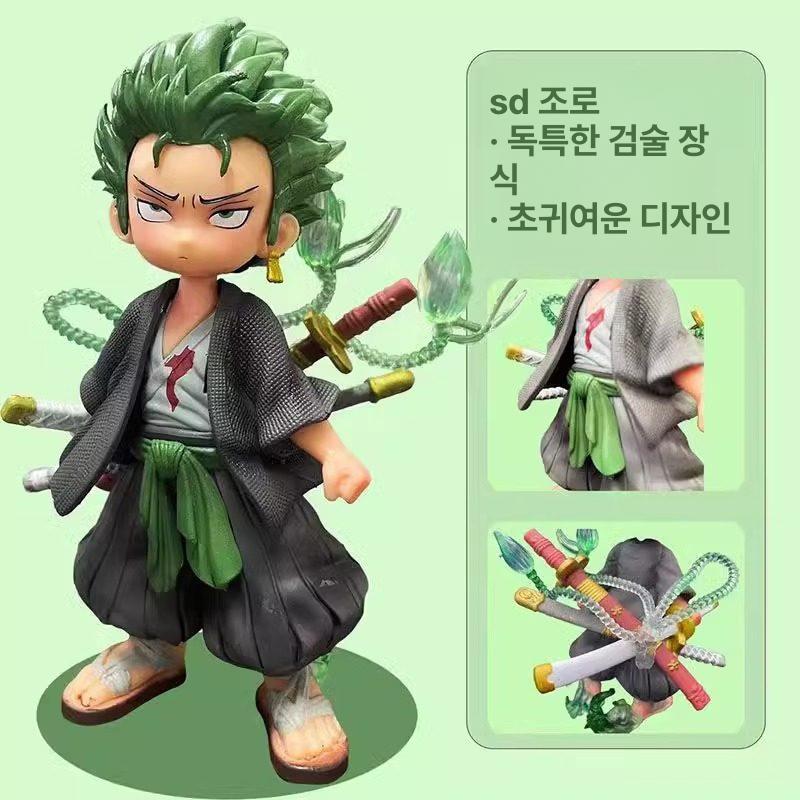 원피스 조로 차량 장식 남성 선물 조로 박스 15cm - 상세 이미지 2