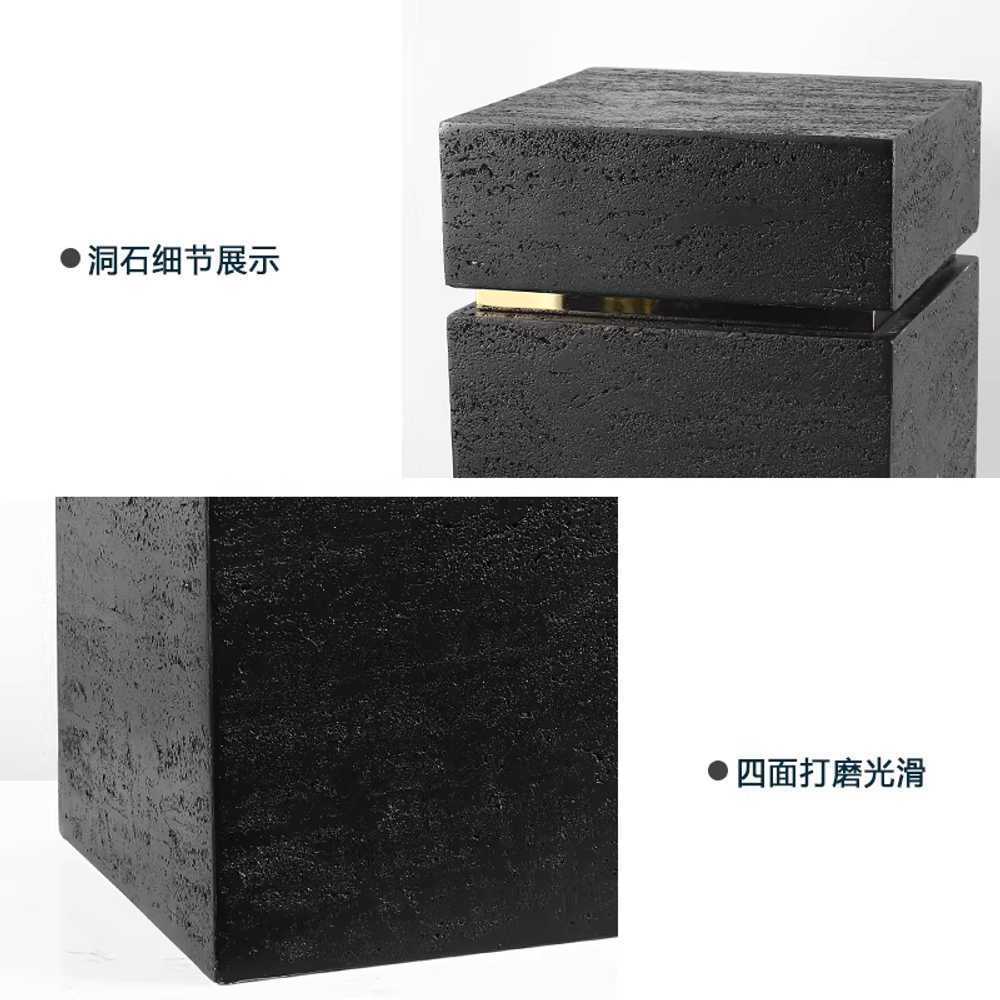 대리석 받침대 진열대 전시대 스톤 다이 사각 스탠드 30x30x70cm - 상세 이미지 4