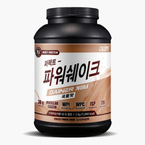 칼로바이 퍼펙트 파워쉐이크 게이너 곡물맛 2kg 프로틴 단백질 맛있게 먹은 솔직 후기 - 상품 이미지 1