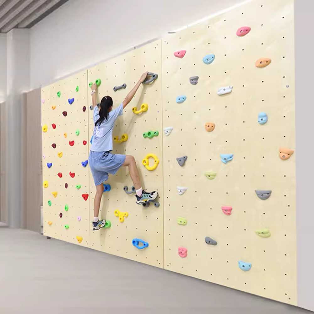 클라이밍 보드 홈트레이닝 손힘 강화 실내 암벽 훈련 120x240cm 홀드 28개 - 상세 이미지 3