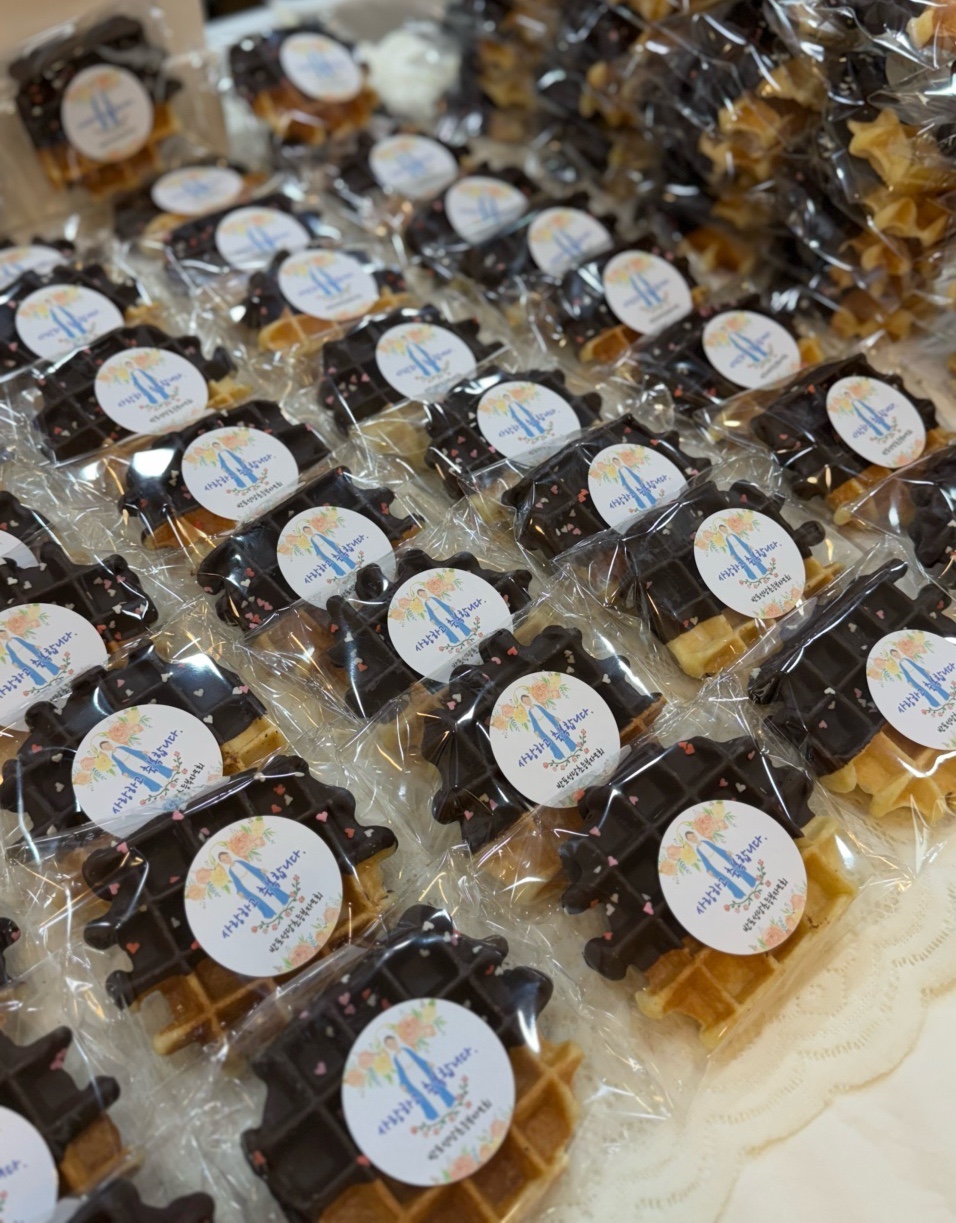 벨기에 리에주 와플 초코퐁당 100g 10개입 어린이간식 아침식사대용 개별포장 선물 이미지 7