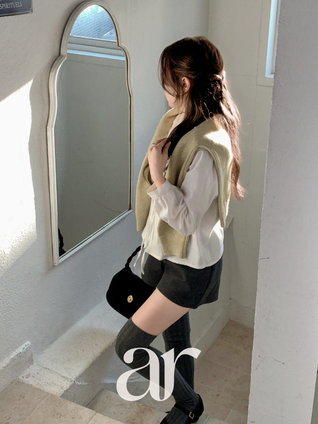 울 모직 포켓 쇼츠 ps5572 - 상세 이미지 4