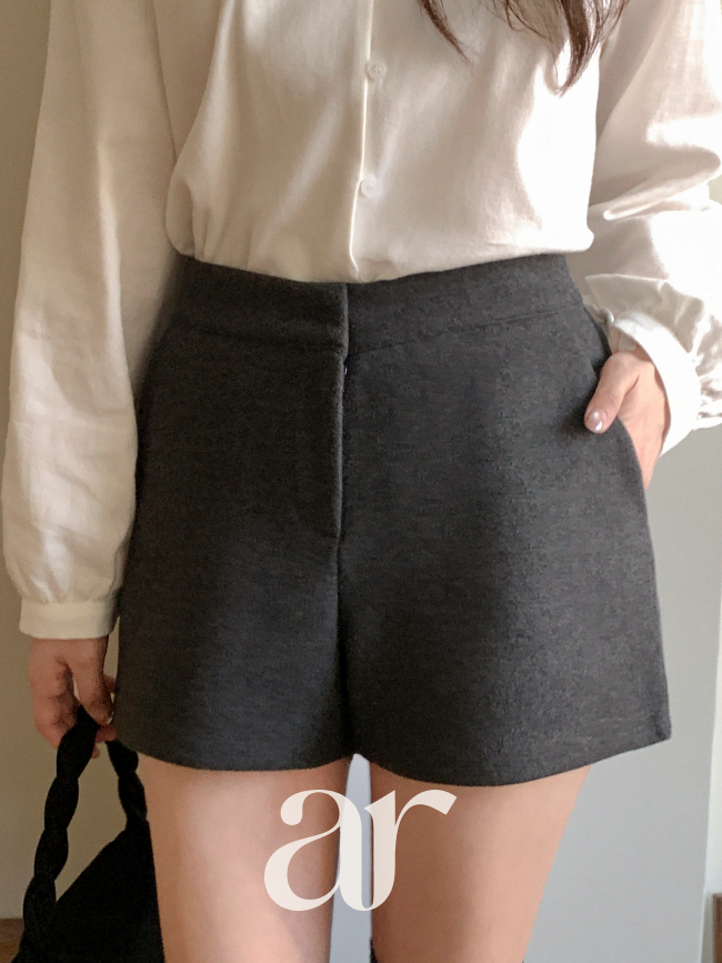울 모직 포켓 쇼츠 ps5572 - 상세 이미지 3