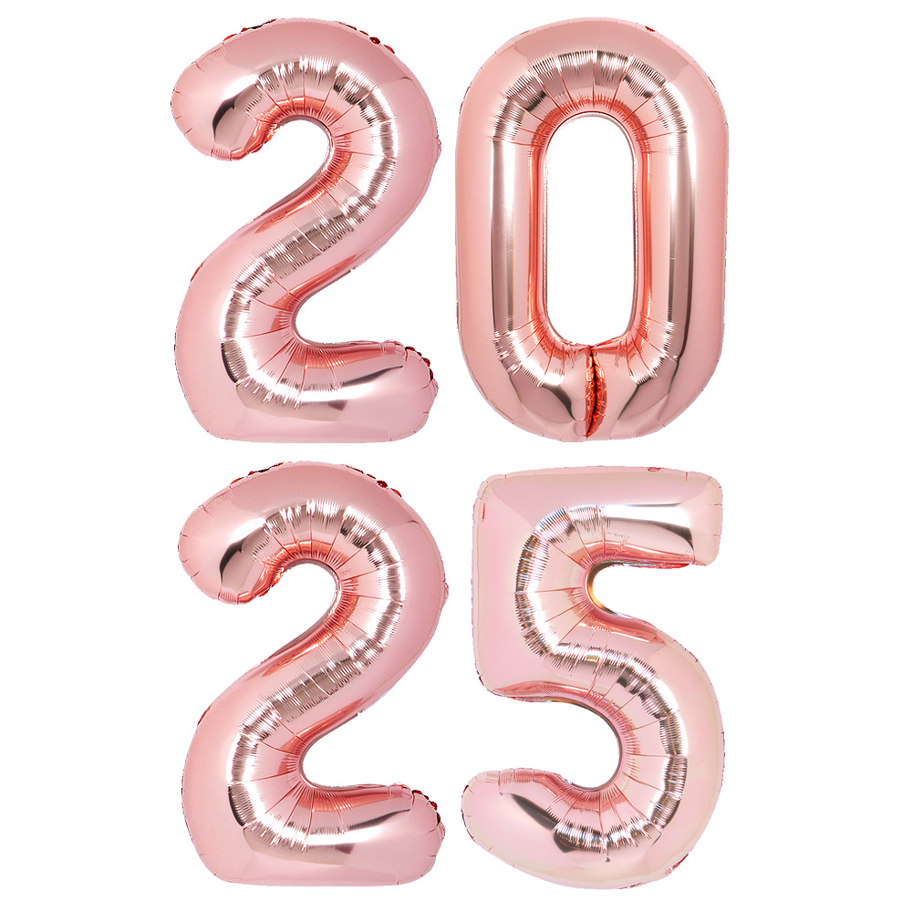 숫자은박풍선(대)로즈골드2025패키지 - 메인 이미지