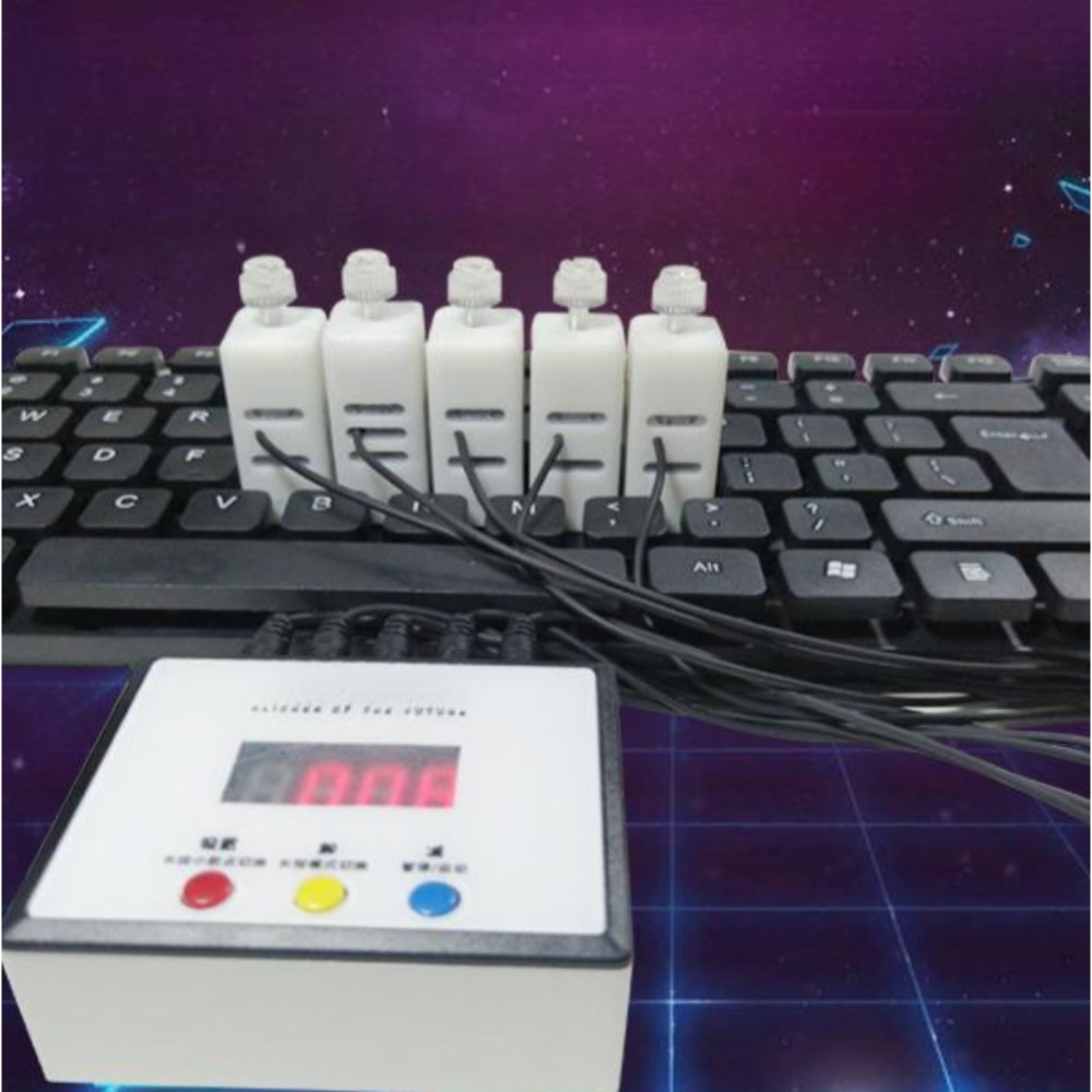 저소음 기계식 지클릭기 멀티 스마트 작업 보조 인공지능 레드 1 유닛 5 헤드 - 상품 이미지