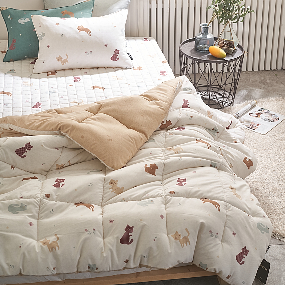 나라데코 냥이 고양이 어린이 마이크로 먼지없는 키즈 차렵 이불 SS