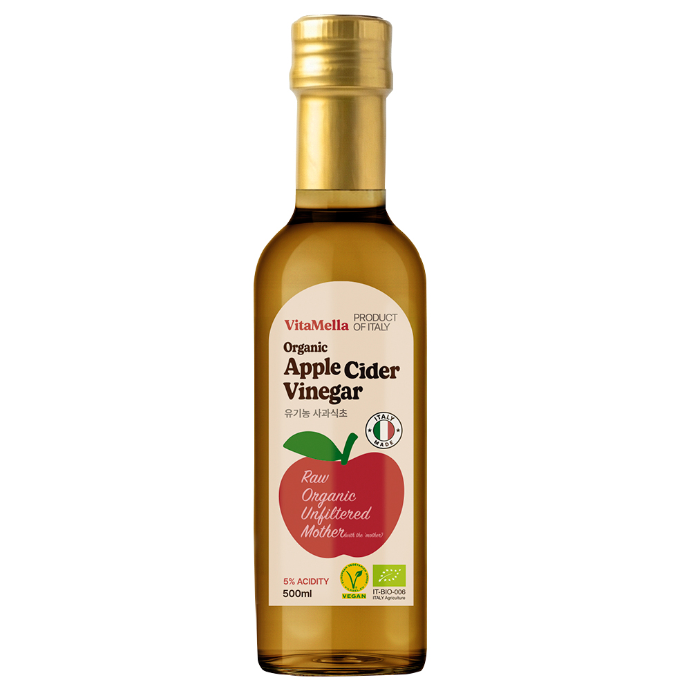 비타멜라 유기농 애플사이다비니거 500ml, 12개 - 상세 이미지 4