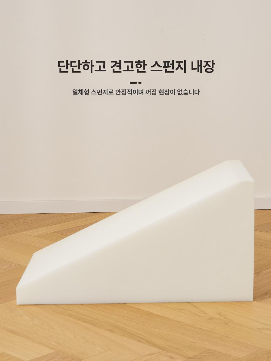 강아지 고양이 침대 미끄럼방지 애견 사다리 소형견 옆 경사로 S 오프화이트 40 x 48x30cm - 상세 이미지 3
