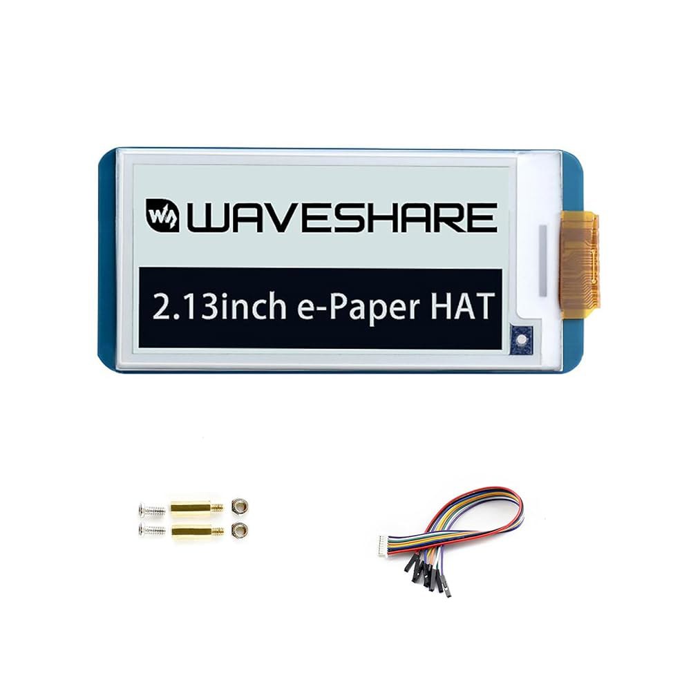 라즈베리 파이 제로 /제로 W /2B /3B /3B+ /4B /젯슨 나노 250x122 해상도 3.3V /5V 블랙 화이트 투 컬러 전자 종이 화면 모듈은 부분 새로 고침 SPI - 상품 이미지