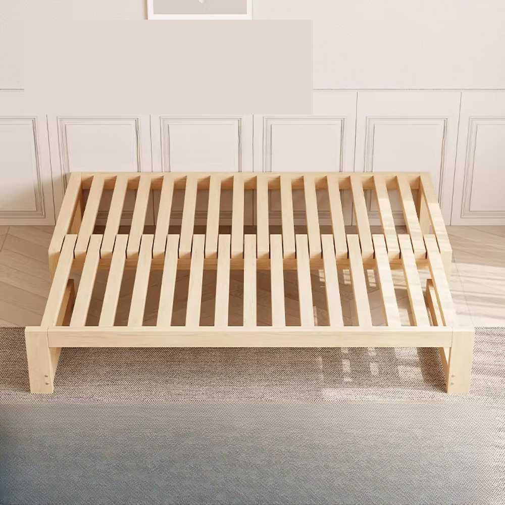 접이식침대 원목소파 2인용 모션 거실 프레임 겸용 180x60-100cm 원목 - 상세 이미지 4
