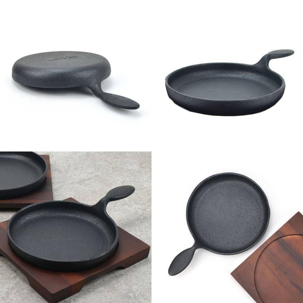 스테이크주물팬 소 스테이크냄비 스테이크맛있게굽기 - 상품 이미지