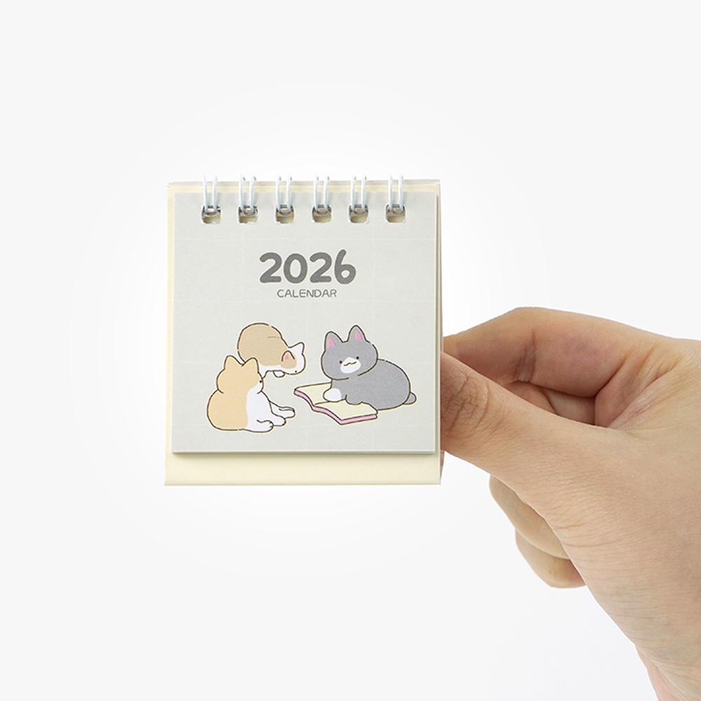 2026 냥냥 쪼꼬미 미니달력 (20개) - 상세 이미지 2