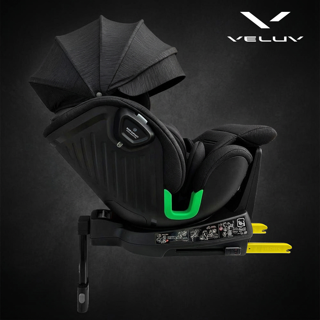 [토드비] 벨럽 V90 아이사이즈 360 회전형 유아 카시트 (ISOFIX) 퀀텀블랙