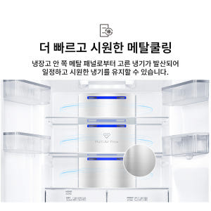 TCL 428L 4도어 냉장고, TRF-460WEXPKRS 상세 이미지 8