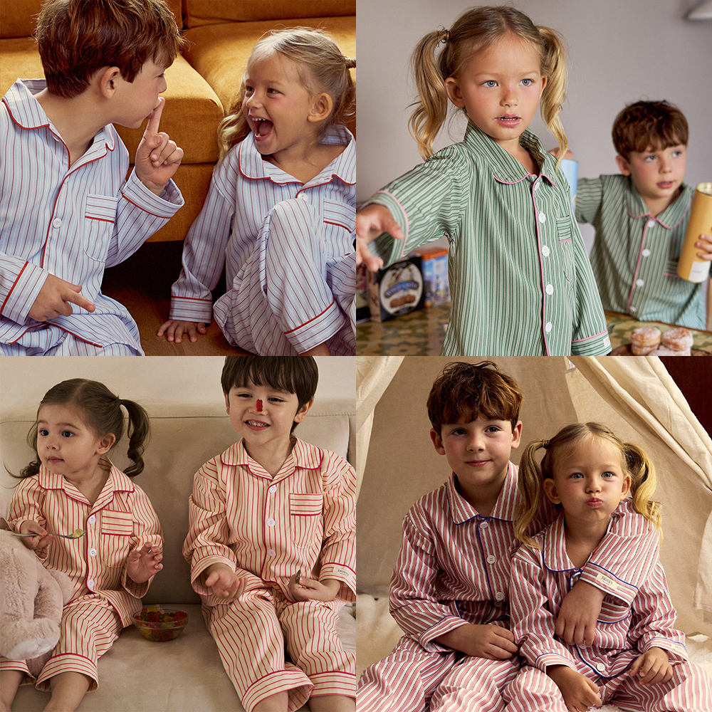 도씨 긴팔 키즈 아동 잠옷 파자마 상하 세트 BEST 4종 제품 이미지
