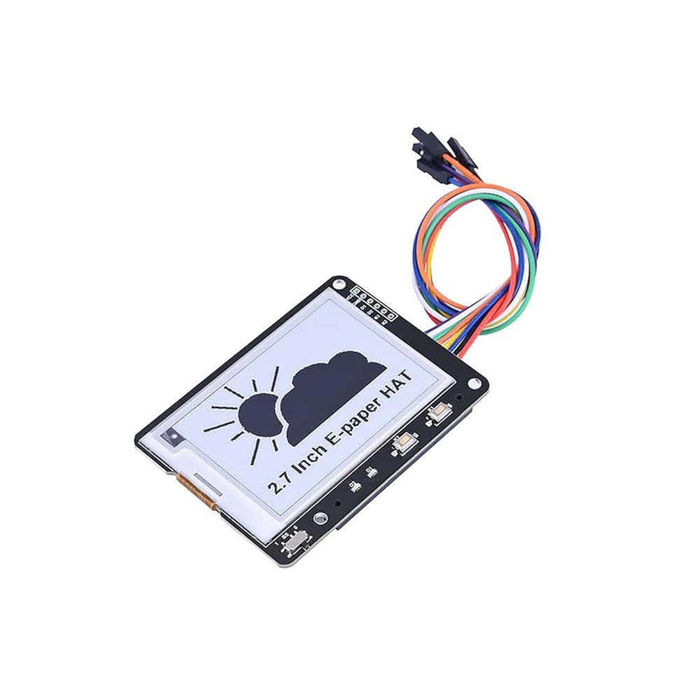 라즈베리 파이 / 피코 젯슨 나노 아두이노 STM32 264X176 2.7인치 E-Paper HAT 2가지 색상 블랙 화이트 SPI 인터페이스용 E-Inch - 상세 이미지 2