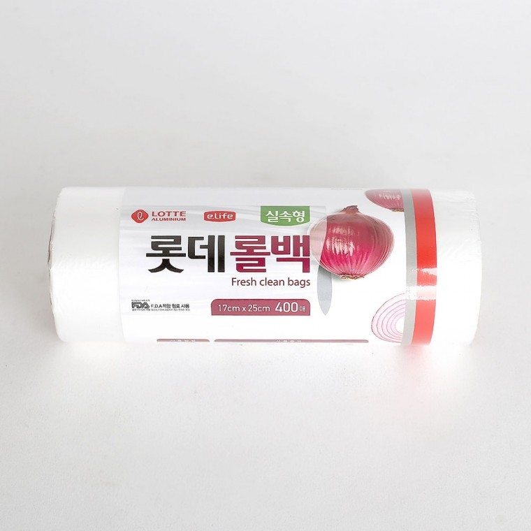 실속형 위생롤백 400매입 소형 비닐팩 - 상품 이미지