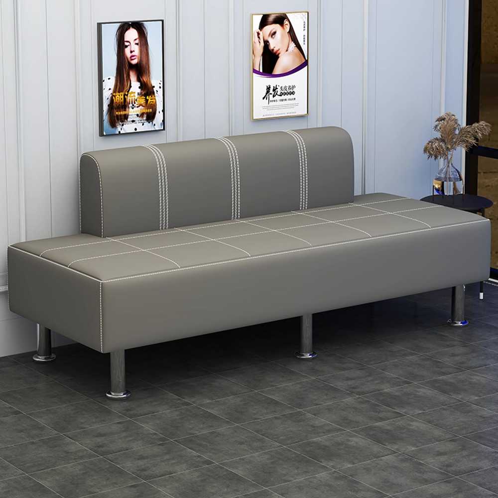 대기 소파 모듈쇼파 로비 관공서 스크린골프 은행 130cm 회색 / 2인용 - 상세 이미지 5