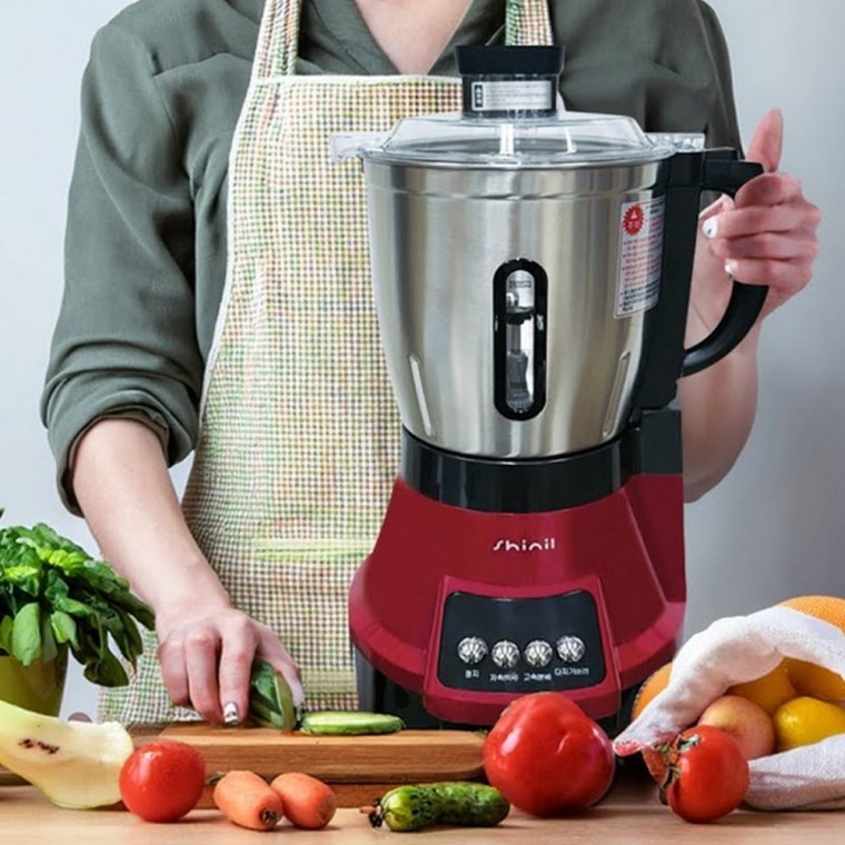 믹서기 4.5L 분쇄기 다지기 고속 후드 스텐통 업소용 대용량 대용량믹 스텐믹