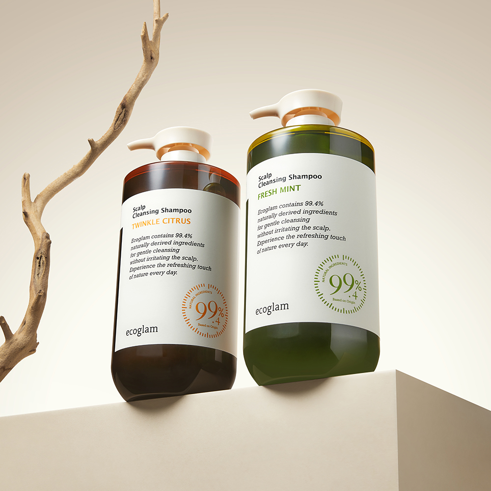 에코글램 스칼프 두피 클렌징 단백질 천연 샴푸 1000ml 프레쉬 민트,시트러스 제품 이미지