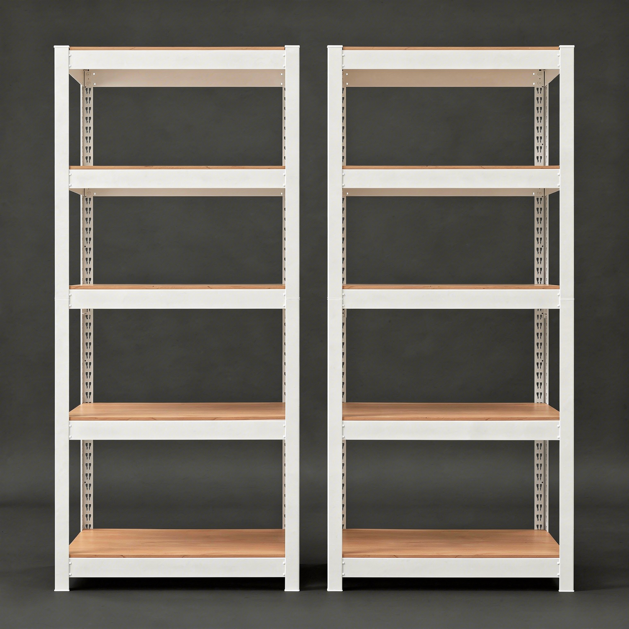 선반 수납선반 철제 다용도 벽 선반장 무볼트 홈던트하우스 5단 303090 12T합판