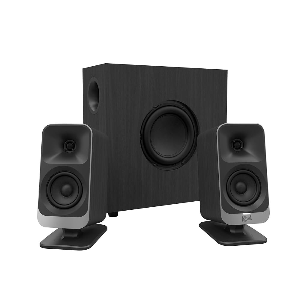 서브우퍼 및 RGB 조명 효과가 내장된 Klipsch ProMedia Lumina 2.1 컴퓨터 게임 시스템 - 상품 이미지