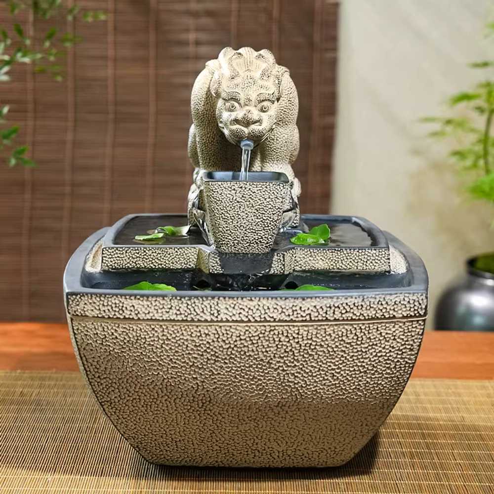 거실장식 수반 인테리어 수경재배 개업선물 실내 정원 A형 19.5x19.5x24cm - 상세 이미지 4